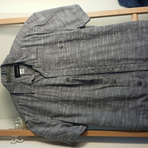 🏷5/25 Structure Gray Small Button Shirt box 25 - Picture 2 of 5